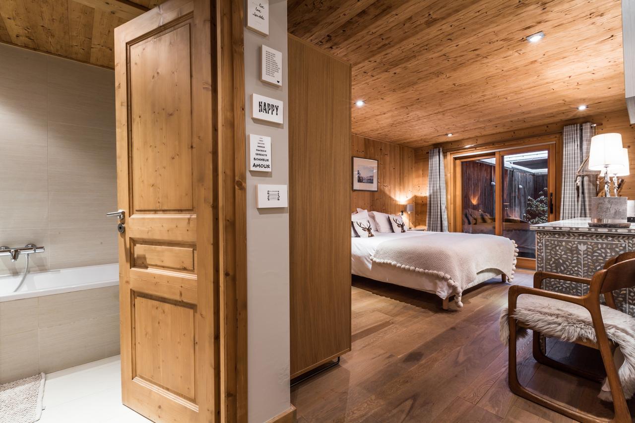 Apartment Au Bon Coin - Luxury Chamonix Hidden Haven, Mont Blanc View, Hot Tub And Garden Exteriör bild